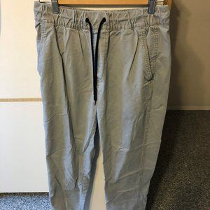 LAST CHANCE—Gray chino joggers